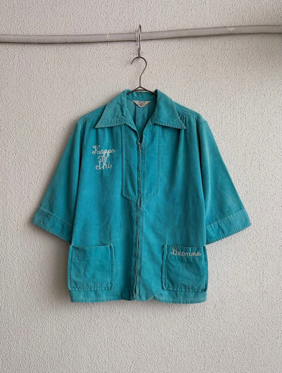 "Jo-Anne" S/S Corduroy Zip Shirt