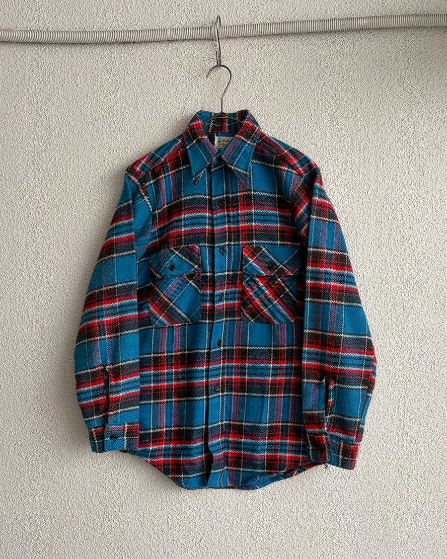 "FIVE BROTHER" Flannel Shirt "Made in USA"