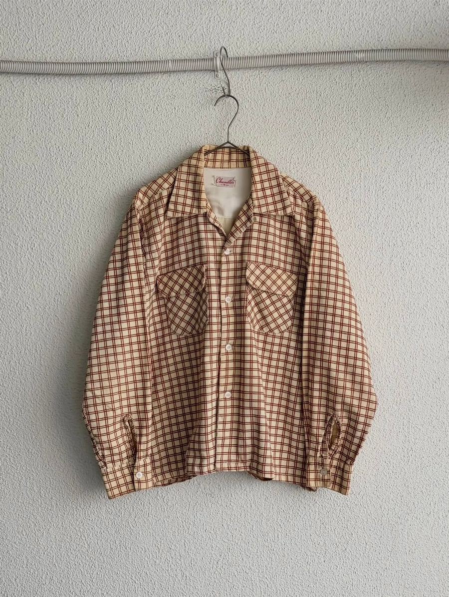 "Chandler" Open Collar Corduroy Shirt